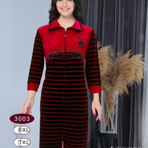 Халат sss Annet (6XL-9XL) DO-D3003 red (деми) sss Annet DO-D3003 red