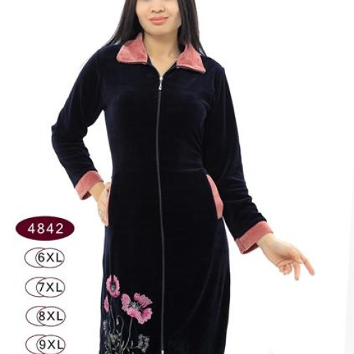 Халат sss Annet (6XL-9XL) DO-D4842 navy (деми) sss Annet DO-D4842 navy