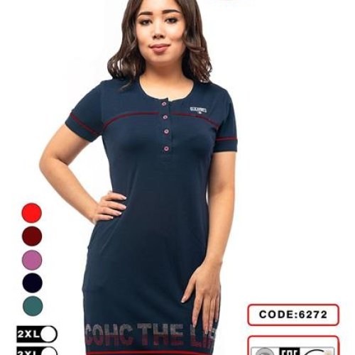 Платье sss Annet (2XL-5XL) DO-D6172 navy (лето) sss Annet DO-D6172 navy