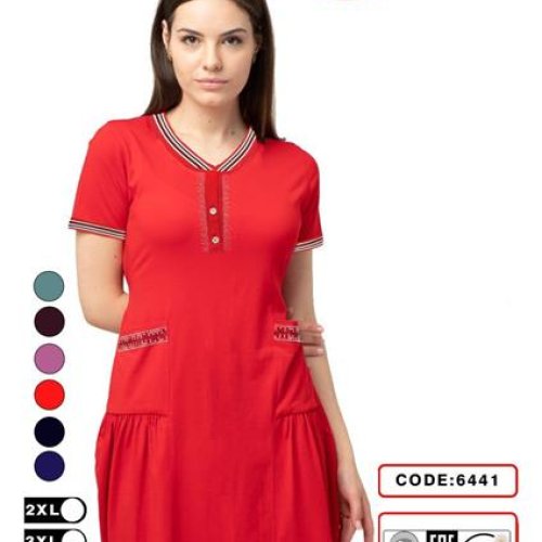 Платье sss Annet (2XL-5XL) DO-D6441 red (лето) sss Annet DO-D6441 red