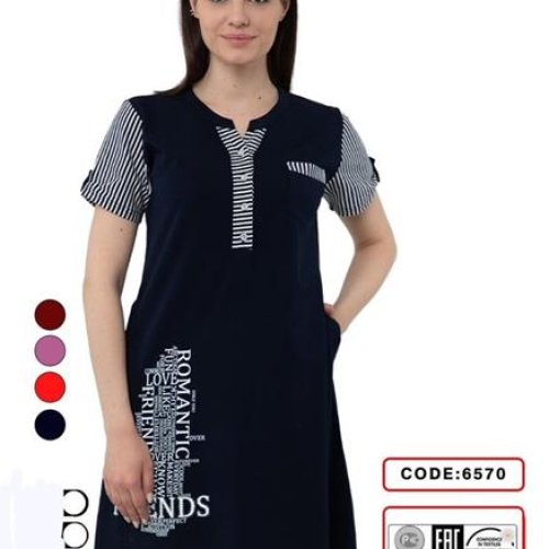 Платье sss Annet (2XL-5XL) DO-D6570 navy (лето) sss Annet DO-D6570 navy