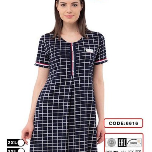 Платье sss Annet (2XL-5XL) DO-D6616 navy (лето) sss Annet DO-D6616 navy
