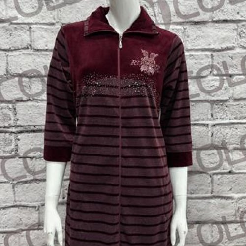 Халат sss Annet (2XL-5XL) DO2 wine (деми) sss Annet DO2 wine