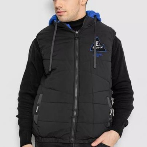 Жилетка Seven Group (M-3XL) 99002 blue-black (деми) Seven Group 99002 blue-black