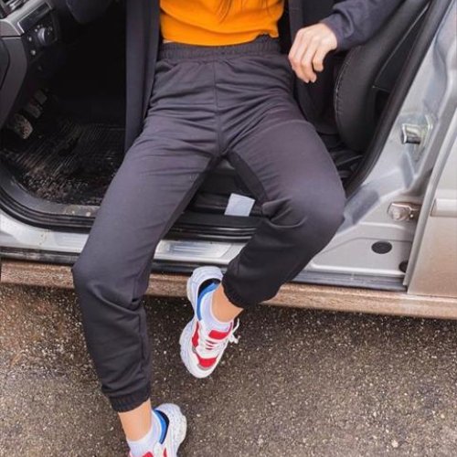 Штаны спорт Sport style (XL-4XL) 10023 black-old-2 (деми) Sport style 10023 black-old-2