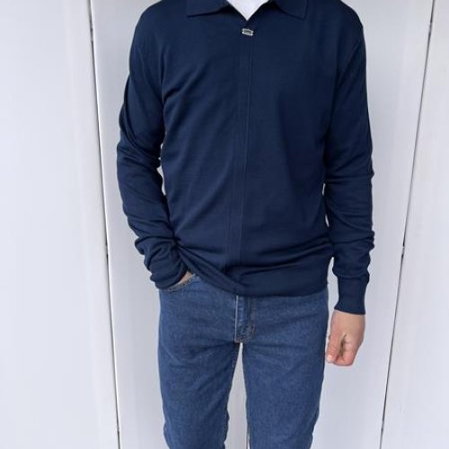 Свитер Livali (M-3XL) L26 blue (деми) Livali L26 blue