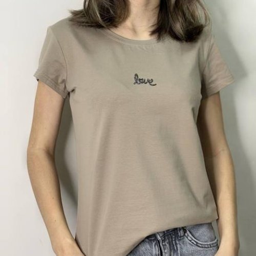 Футболка Kosta (42-48) A032 d.beige (лето) Kosta A032 d.beige