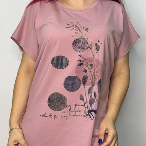 Футболка Kosta (50-54) E012 pink (лето) Kosta E012 pink