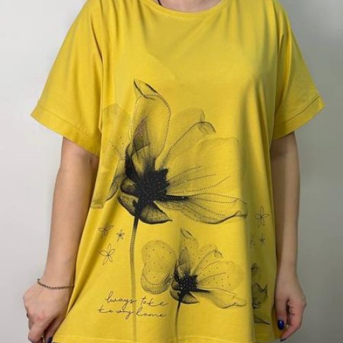 Футболка Kosta (54-60) F263 yellow (лето) Kosta F263 yellow