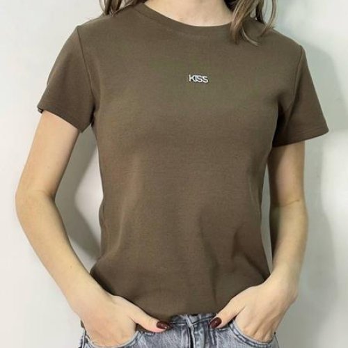 Футболка Kosta (42-46) H006 l.brown (лето) Kosta H006 l.brown