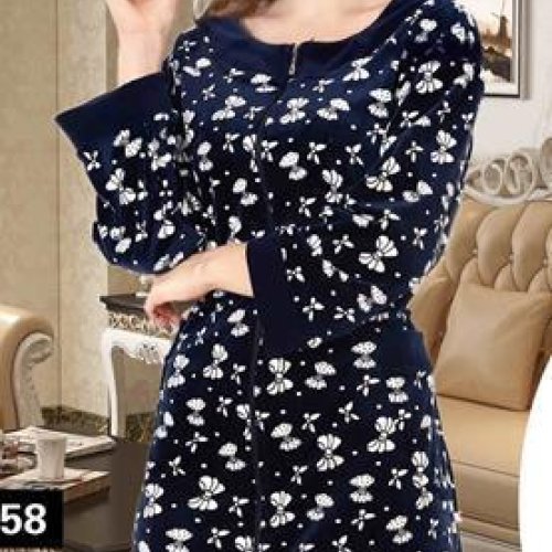 Халат Fili Wear (58-66) 600-27 navy (деми) Fili Wear 600-27 navy