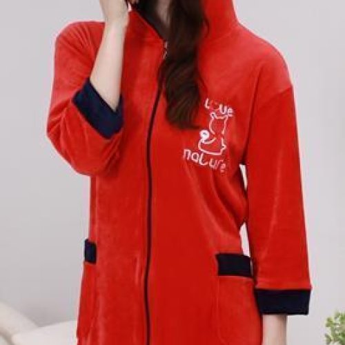 Халат Fili Wear (50-58) 70BC red (деми) Fili Wear 70BC red