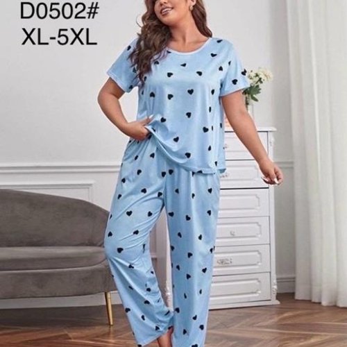 Пижама Romeo life (50-58) D0502-1 l.blue (лето) Romeo life D0502-1 l.blue