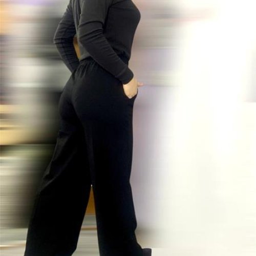 Штаны спорт Mary Brand (48-50) MB151 black (деми) Mary Brand MB151 black