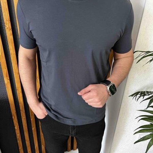 Футболка Nik (M-2XL) 55746 d.grey (лето) Nik 55746 d.grey