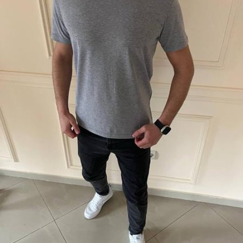 Футболка Nik (M-2XL) 55749 grey (лето) Nik 55749 grey