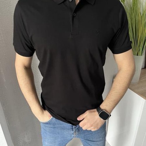 Футболка Nik (M-2XL) 55758 black (лето) Nik 55758 black