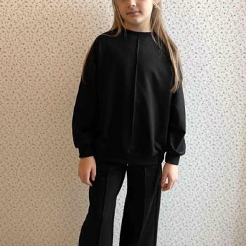 Костюм спорт LiMa kids (134-158) 2500 black (деми) LiMa kids 2500 black