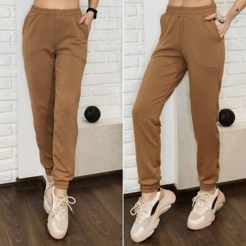 Штаны спорт Sport style (XL-4XL) 10023 beige (деми) Sport style 10023 beige