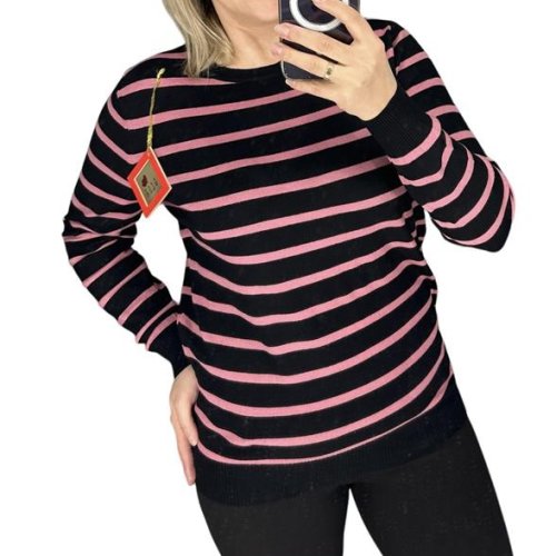 Свитер Shipi (48-52) 24004 black-pink (зима) Shipi 24004 black-pink