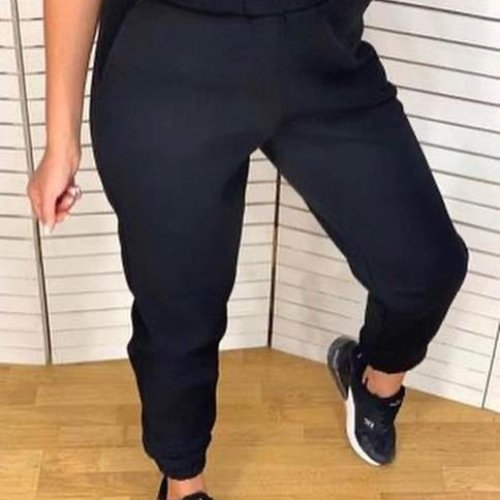 Штаны спорт Amok (50-56) 10023-1 black (деми) Amok 10023-1 black