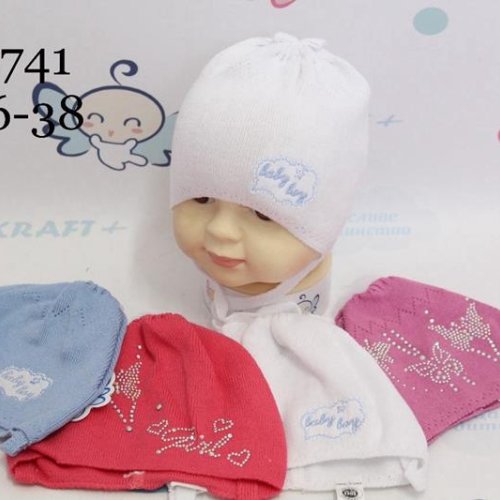 Шапка Red Hat clothes (36-38) 0741 mix (деми) Red Hat clothes 0741 mix