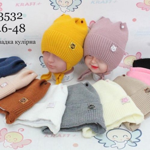 Шапка Red Hat clothes (46-48) 3532 mix (деми) Red Hat clothes 3532 mix