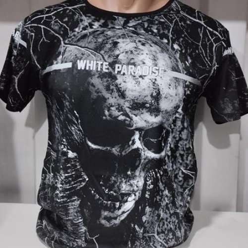 Футболка Panda (M-2XL) 1559 black (лето) Panda 1559 black