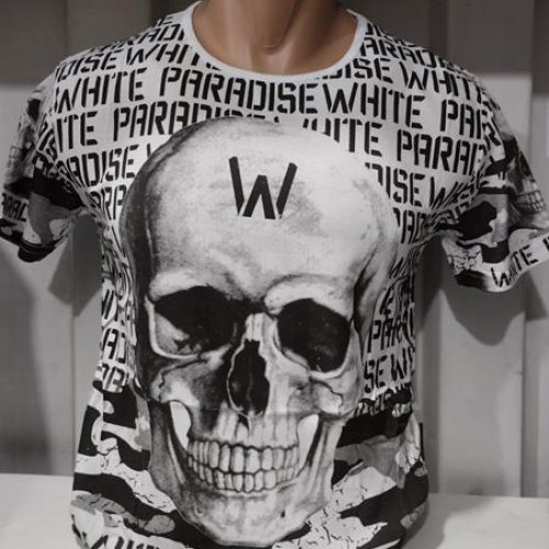 Футболка Panda (M-2XL) 1561 white (лето) Panda 1561 white