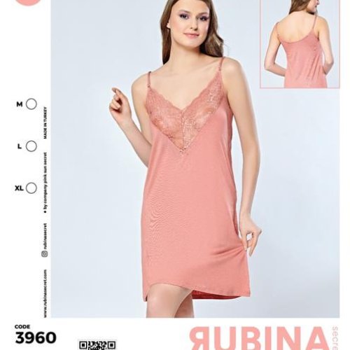 Ночнушка sss Annet (M-XL) OX3960 pink (лето) sss Annet OX3960 pink