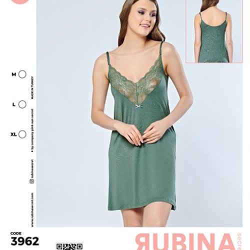 Ночнушка sss Annet (M-XL) OX3962 green (лето) sss Annet OX3962 green