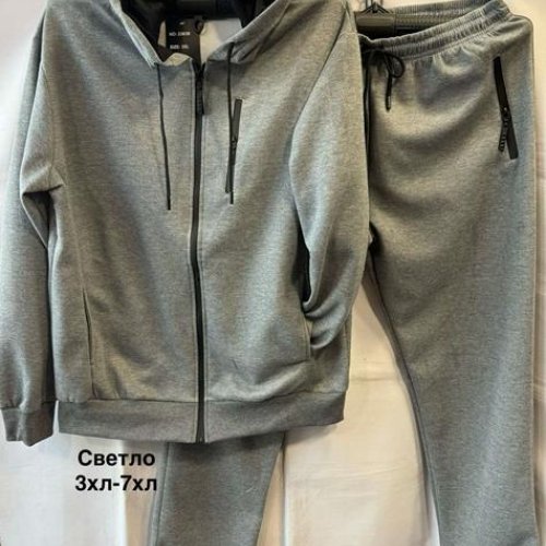 Костюм спорт Minh (3XL-7XL) 2383 l.grey (деми) Minh 2383 l.grey