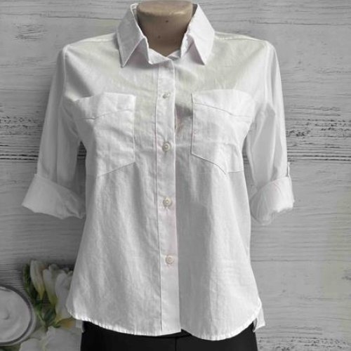 Рубашка New Season (S-L) 0009 white (деми) New Season 0009 white