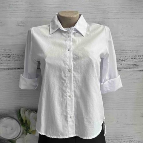 Рубашка New Season (S-L) 0009-1 white (деми) New Season 0009-1 white