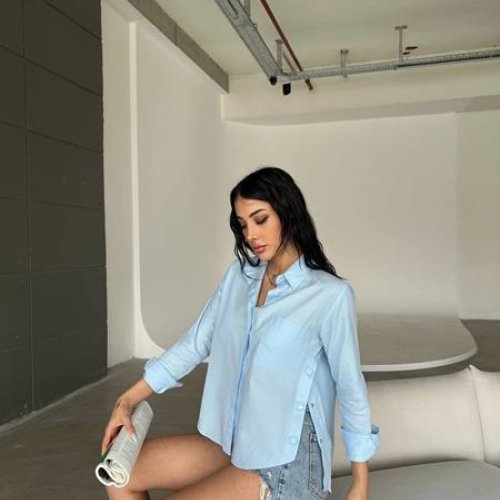 Рубашка New Season (S-L) 944 l.blue (деми) New Season 944 l.blue
