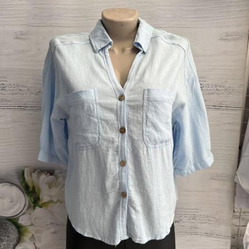 Рубашка New Season (S-XL) 955 l.blue (деми) New Season 955 l.blue
