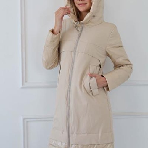 Куртка Yafeier (42-50) 796 beige (деми) Yafeier 796 beige