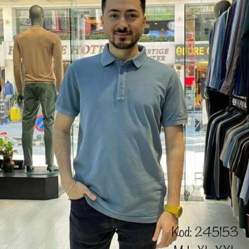 Футболка Vip Stendo (M-2XL) 245153 l.blue (лето) Vip Stendo 245153 l.blue
