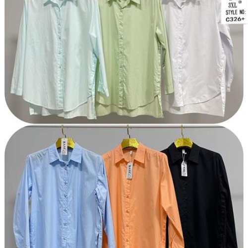 Рубашка BASE (2XL-6XL) C326+ l.mint (деми) BASE C326+ l.mint