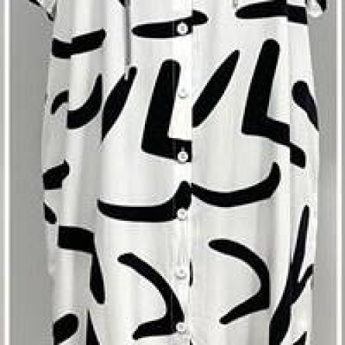 Платье BASE (2XL-6XL) C7387 white (лето) BASE C7387 white