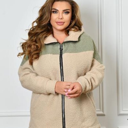 Кофта спорт Iren Veles (50-56) 4027 beige (деми) Iren Veles 4027 beige