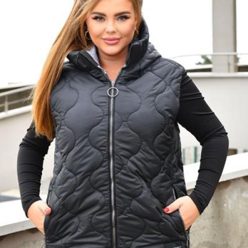 Жилетка Iren Veles (52-58) 4040 black (деми) Iren Veles 4040 black