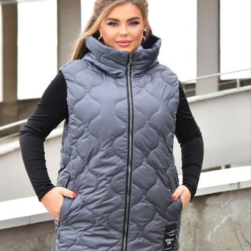 Жилетка Iren Veles (52-58) 4040 grey (деми) Iren Veles 4040 grey