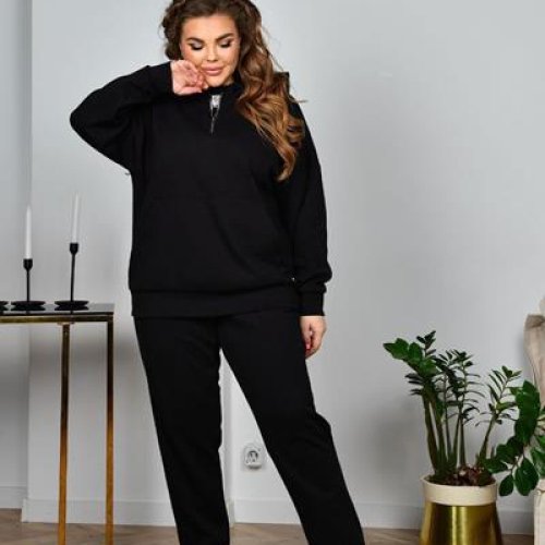 Костюм спорт Iren Veles (48-54) 4053 black (деми) Iren Veles 4053 black