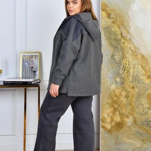 Костюм спорт Iren Veles (52-58) 4058 grey (зима) Iren Veles 4058 grey