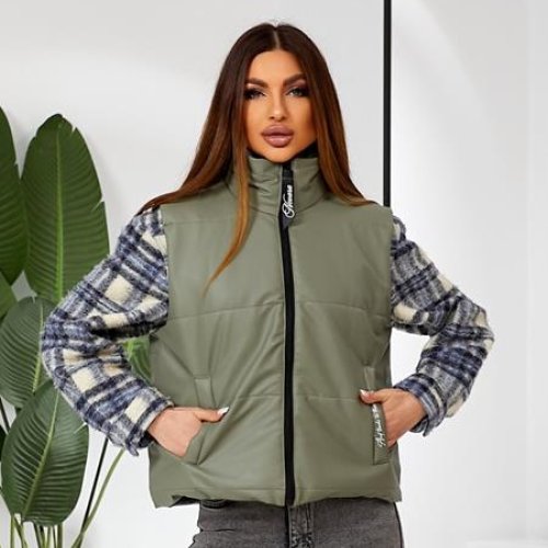 Жилетка BAT (42-52) BT126 green (деми) BAT BT126 green