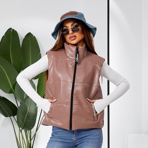 Жилетка BAT (42-52) BT128 beige (деми) BAT BT128 beige