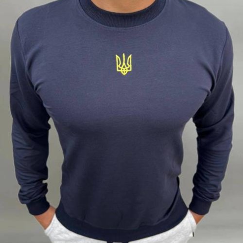 Свитер Nik (M-3XL) 55782 navy (деми) Nik 55782 navy
