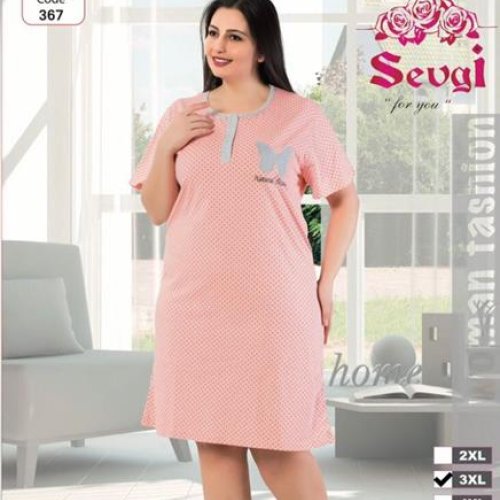 Ночнушка Disneyopt (2XL-4XL) 367 pink (лето) Disneyopt 367 pink