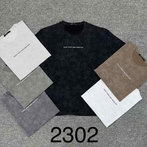 Футболка Fili Wear (XL-5XL) 2302 d.grey (лето) Fili Wear 2302 d.grey